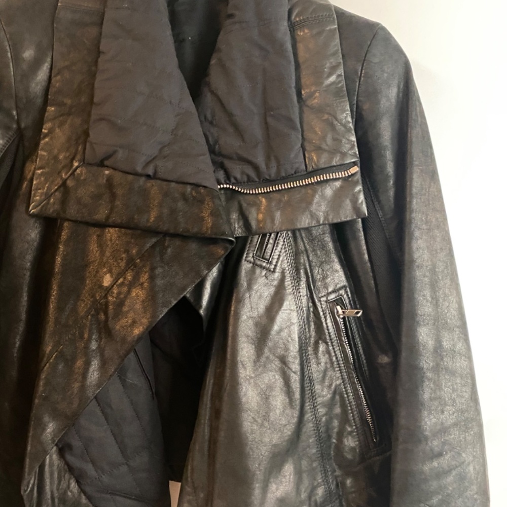 RICK OWENS leather jacket